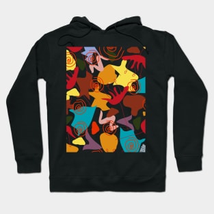 geometric  abstraction doodles art Hoodie